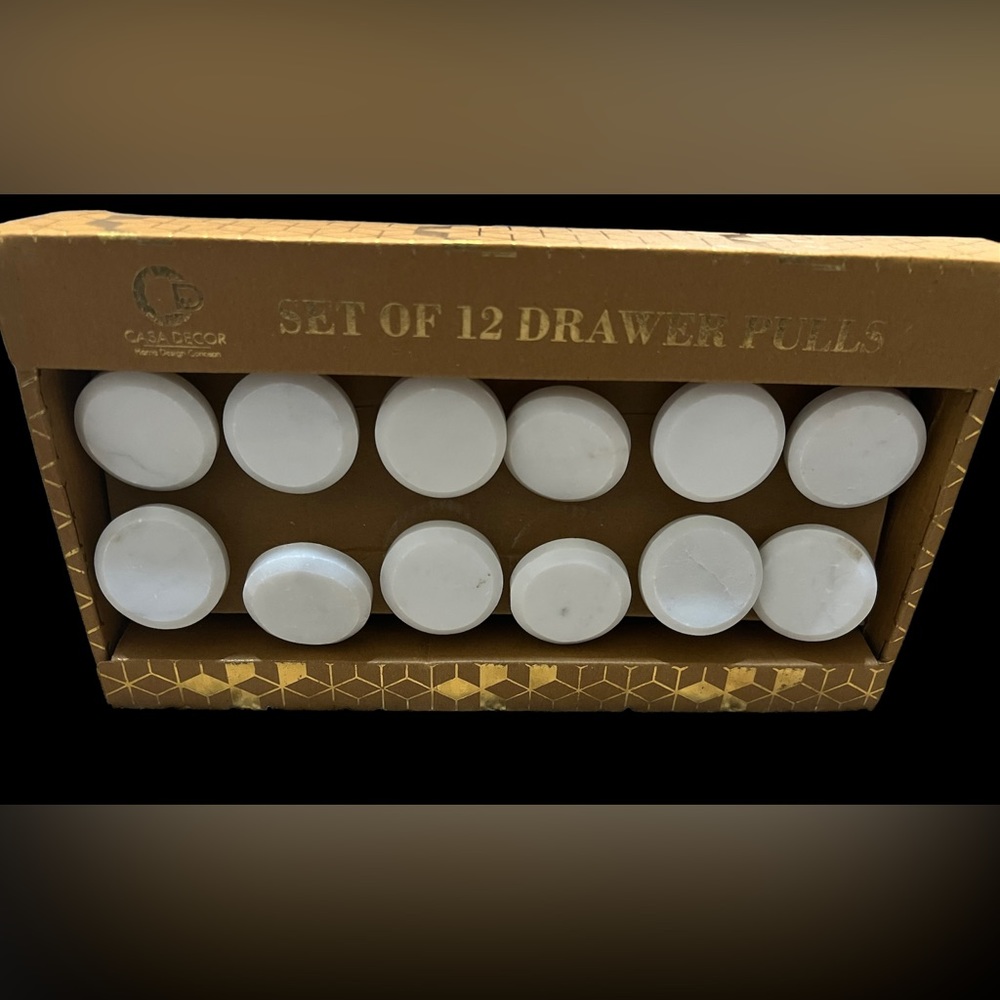 Stone Drawer Pulls (Set of 12)